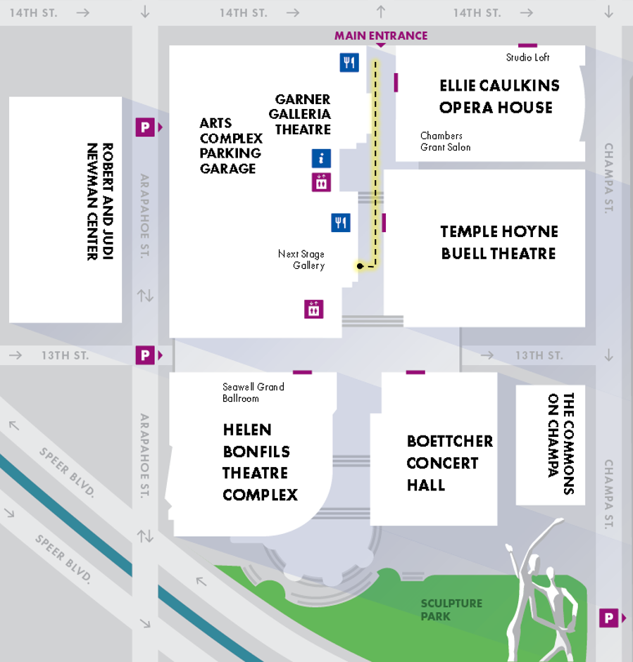 Next Stage Gallery Denver Performing Arts Complex